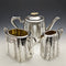 1882 English Antique Silver Plated Teapot Set of 3 John Gallimore